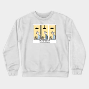 Knitter's block Crewneck Sweatshirt